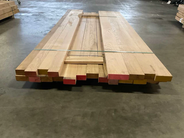Europees eiken planken geschaafd 42 mm ca. 0,206 m³ - afbeelding 4 van  5