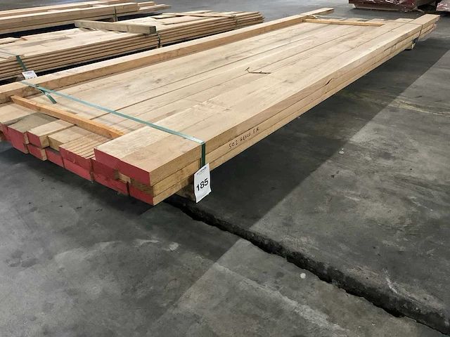 Europees eiken planken geschaafd 42 mm ca. 0,329 m³ - afbeelding 1 van  5