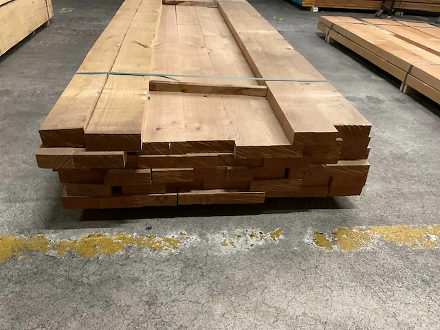 Europees eiken planken geschaafd 42 mm ca. 0,483 m³ - afbeelding 2 van  5