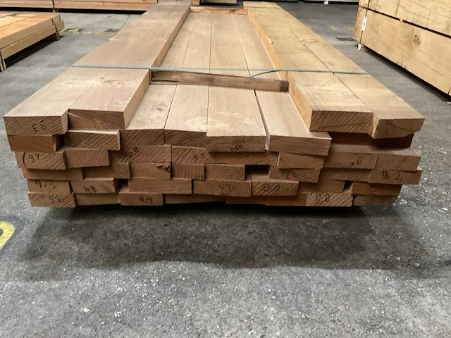Europees eiken planken geschaafd 42 mm ca. 0,483 m³ - afbeelding 4 van  5