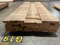 Europees eiken planken geschaafd 42 mm ca. 0,989 m³ - afbeelding 2 van  5