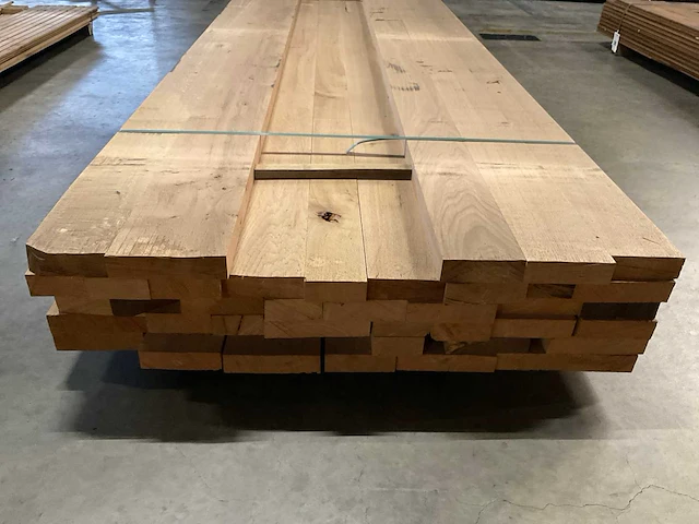 Europees eiken planken geschaafd 42 mm ca. 0,989 m³ - afbeelding 4 van  5