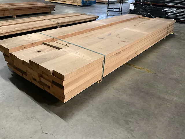 Europees eiken planken geschaafd 42 mm ca. 0,989 m³ - afbeelding 3 van  5