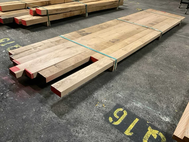 Europees eiken planken geschaafd 44 mm ca. 0,078 m³ - afbeelding 3 van  5