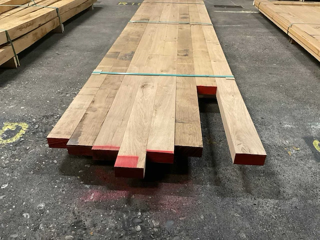 Europees eiken planken geschaafd 44 mm ca. 0,078 m³ - afbeelding 4 van  5
