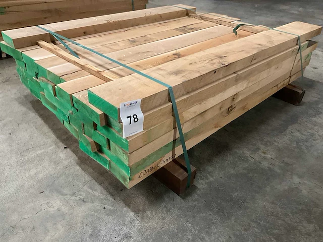 Europees eiken planken geschaafd 44 mm ca. 0,340 m³ - afbeelding 1 van  5