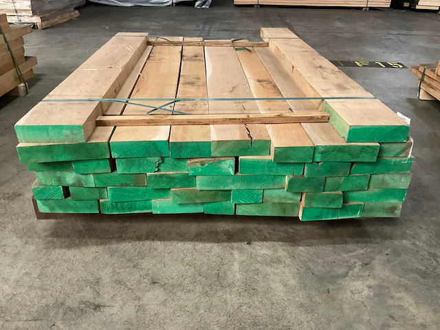 Europees eiken planken geschaafd 44 mm ca. 0,340 m³ - afbeelding 2 van  5