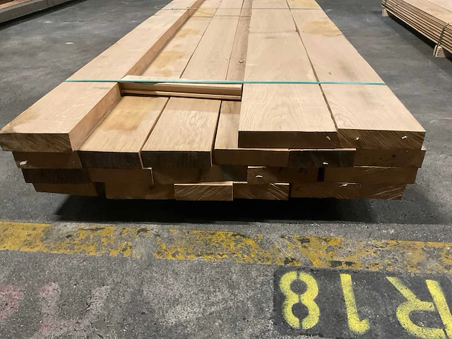 Europees eiken planken geschaafd 48 mm ca. 0,543 m³ - afbeelding 2 van  5