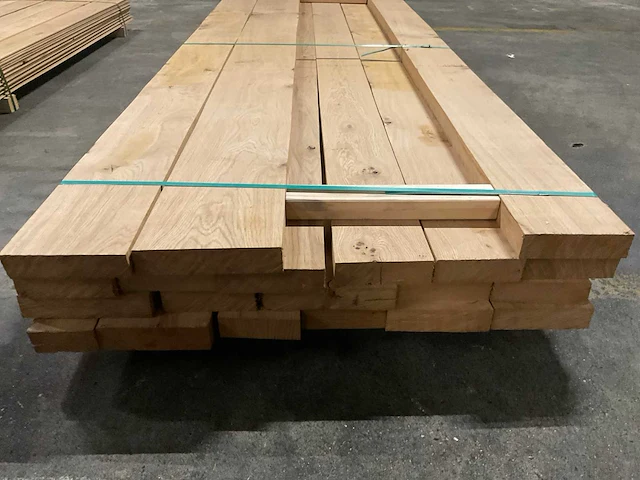 Europees eiken planken geschaafd 48 mm ca. 0,543 m³ - afbeelding 4 van  5