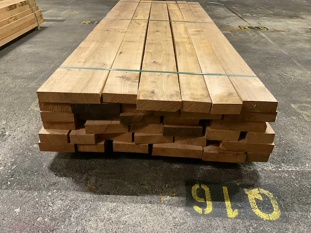Europees eiken planken geschaafd 48 mm ca. 0,675 m³ - afbeelding 4 van  5