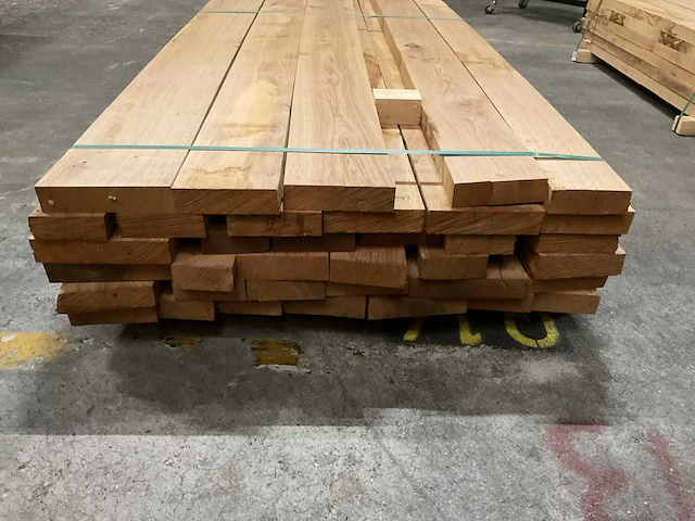 Europees eiken planken geschaafd 48 mm ca. 0,713 m³ - afbeelding 4 van  5