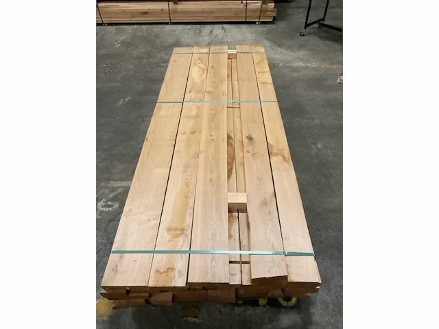 Europees eiken planken geschaafd 48 mm ca. 0,713 m³ - afbeelding 5 van  5