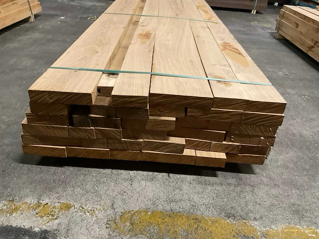 Europees eiken planken geschaafd 48 mm ca. 0,724 m³ - afbeelding 1 van  4