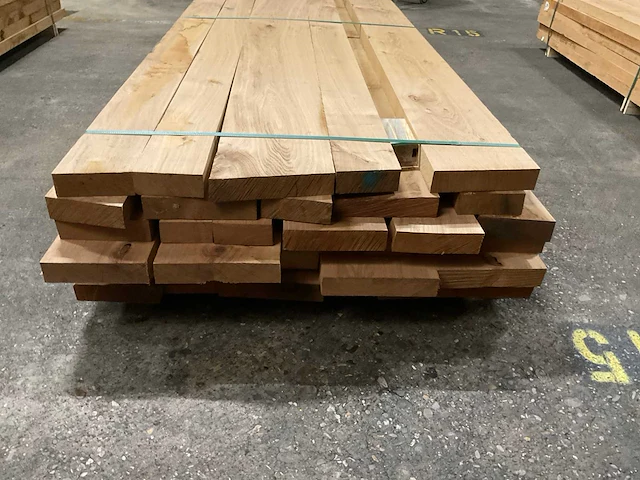 Europees eiken planken geschaafd 48 mm ca. 0,724 m³ - afbeelding 3 van  4