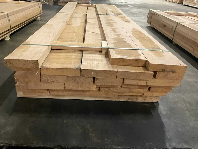 Europees eiken planken geschaafd 48 mm ca. 0,818 m³ - afbeelding 4 van  5