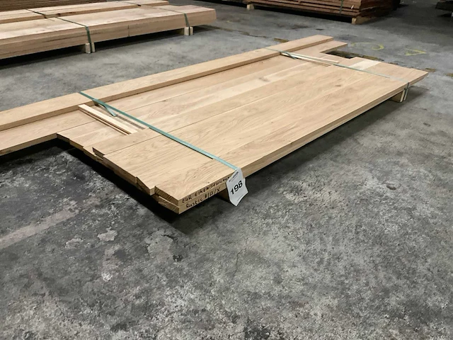 Europees eiken planken voorgeschaafd 20 mm ca. 0,060 m³ - afbeelding 1 van  5