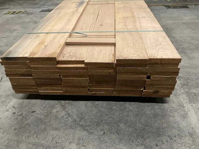 Europees eiken planken voorgeschaafd; 27x160 mm (58x) - afbeelding 2 van  5