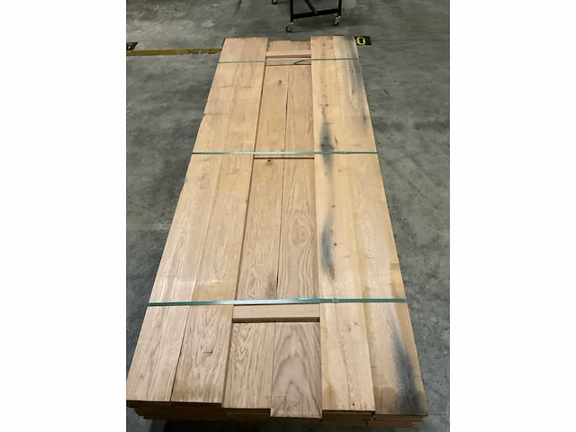 Europees eiken planken voorgeschaafd; 27x160 mm (58x) - afbeelding 5 van  5