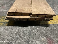 Europees eiken rhombus profiel geveldelen 20x140 mm (4x) - afbeelding 6 van  6