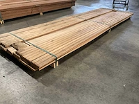 Europees eiken rhombus profiel geveldelen 25x130 mm (20x) - afbeelding 3 van  6