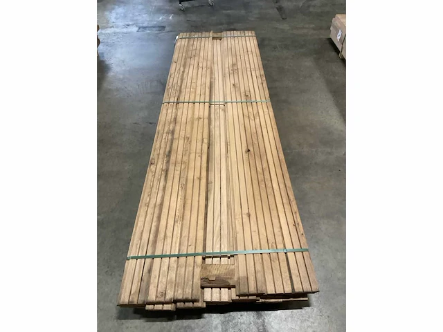 Europees eiken rhombus profiel geveldelen 25x130 mm (20x) - afbeelding 5 van  6