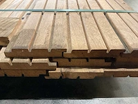 Europees eiken rhombus profiel geveldelen 25x130 mm (20x) - afbeelding 6 van  6