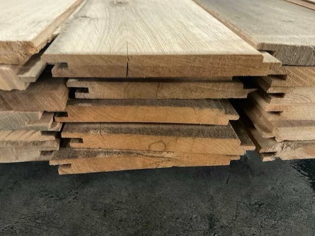 Europees eiken vellingdelen 15x140 mm (44x) - afbeelding 6 van  6