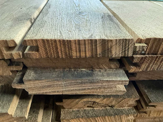 Europees eiken vellingdelen 20x105 mm (91x) - afbeelding 6 van  6