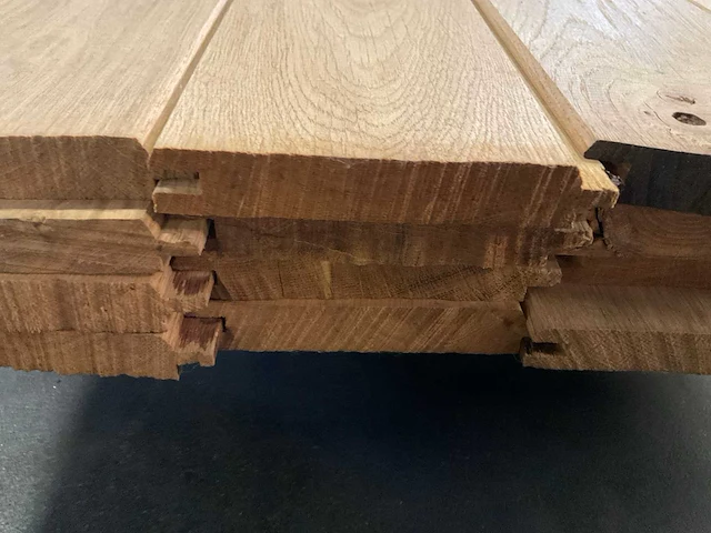 Europees eiken vellingdelen 20x120 mm (16x) - afbeelding 6 van  6