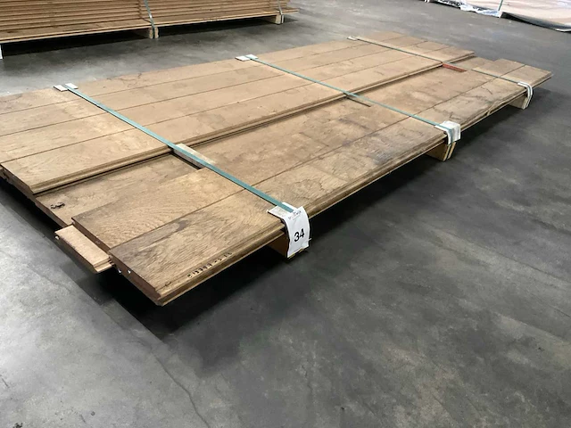 Europees eiken vellingdelen 20x140 mm (13x) - afbeelding 1 van  6