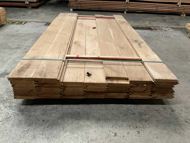 Europees eiken vellingdelen 20x140 mm (50x) - afbeelding 2 van  6