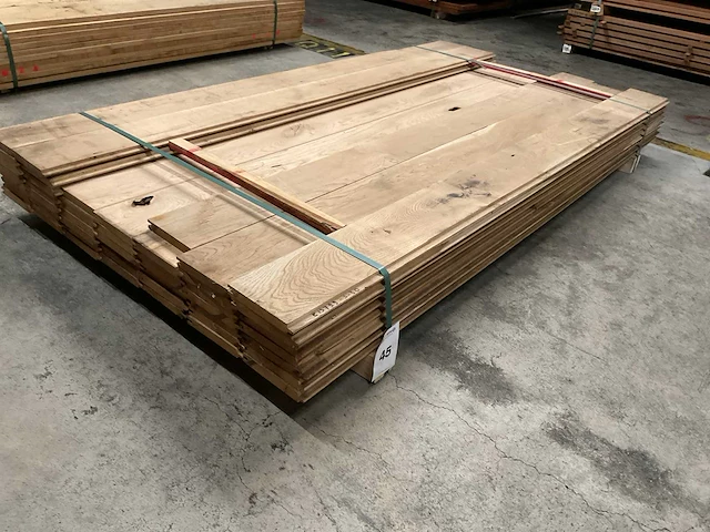 Europees eiken vellingdelen 20x140 mm (50x) - afbeelding 1 van  6