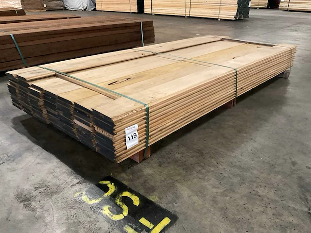 Europees eiken vellingdelen 20x140 mm (73x) - afbeelding 1 van  6