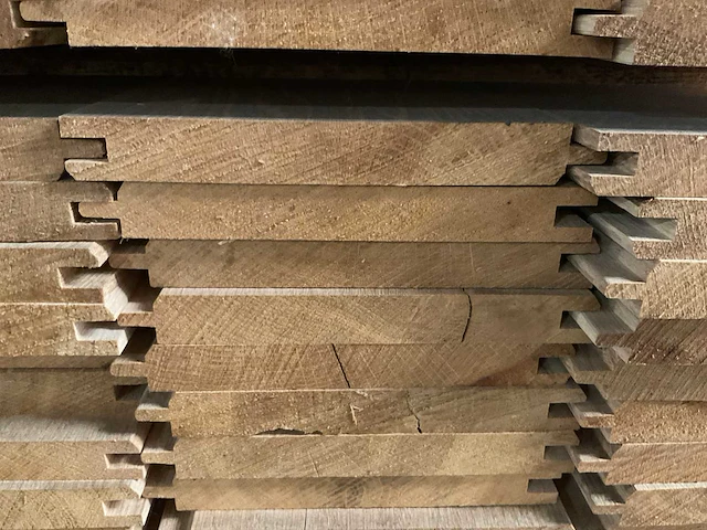 Europees eiken vellingdelen 20x160 mm (75x) - afbeelding 6 van  6