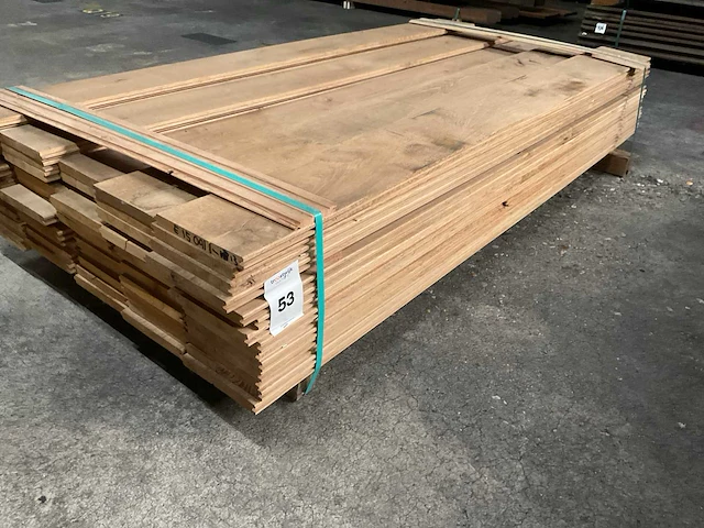 Europees eiken vellingdelen 20x180 mm (66x) - afbeelding 1 van  5