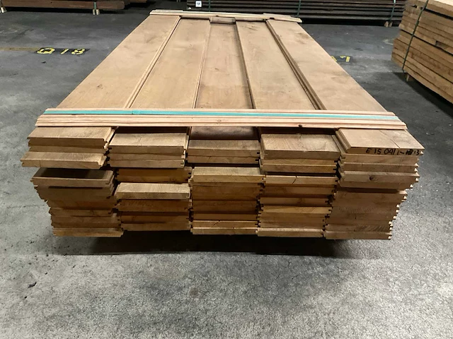 Europees eiken vellingdelen 20x180 mm (66x) - afbeelding 2 van  5