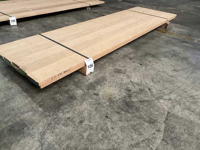 Europees eiken verlijmde panelen 20x600 mm (2x) - afbeelding 1 van  5
