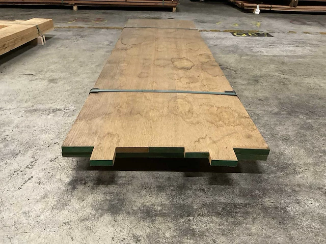 Europees eiken verlijmde panelen 20x600 mm (2x) - afbeelding 2 van  5