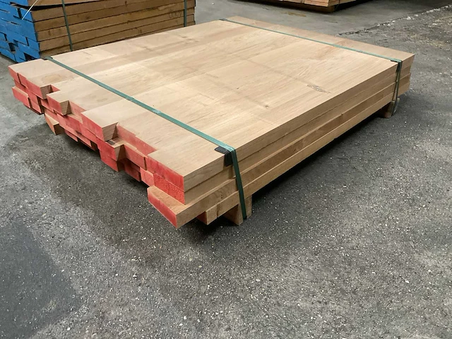 Europees eiken verlijmde panelen 40x1000 mm (4x) - afbeelding 3 van  5