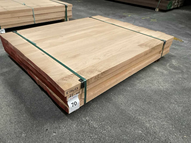Europees eiken verlijmde panelen 40x1000 mm (4x) - afbeelding 1 van  5