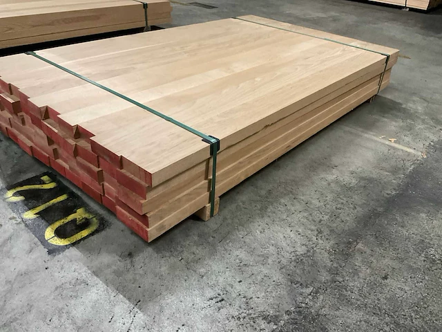 Europees eiken verlijmde panelen 40x1000 mm (5x) - afbeelding 3 van  5