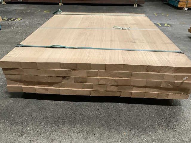 Europees eiken verlijmde panelen 40x1000 mm (5x) - afbeelding 1 van  3