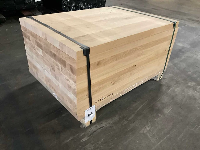 Europees eiken verlijmde panelen 40x650 mm (10x) - afbeelding 1 van  5