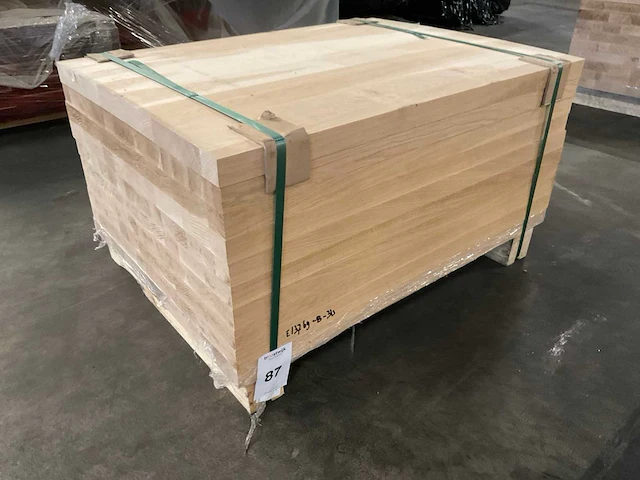 Europees eiken verlijmde panelen 40x650 mm (10x) - afbeelding 1 van  5