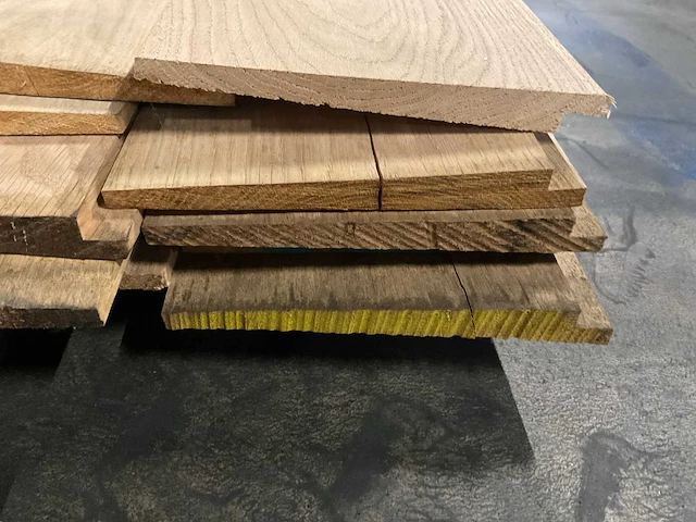 Europees eiken zweeds rabatdelen 20x160 mm (22x) - afbeelding 6 van  6
