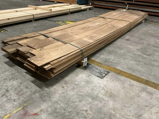 Europees eiken zweeds rabatdelen 20x160 mm (45x) - afbeelding 1 van  5