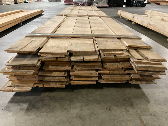 Europees eiken zweeds rabatdelen 20x160 mm (77x) - afbeelding 2 van  6