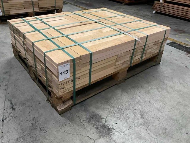 Europees hard maple 27x80 mm (240x) - afbeelding 1 van  5