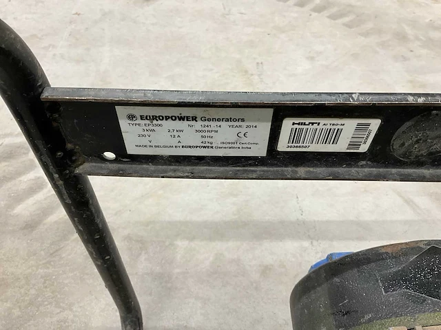 Europower ep3300 stroomgenerator - afbeelding 5 van  5