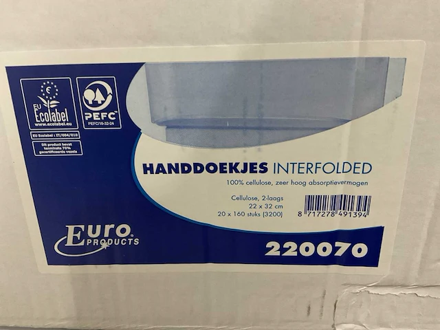 Europroducts 220070 partij papieren handdoekken - afbeelding 2 van  2